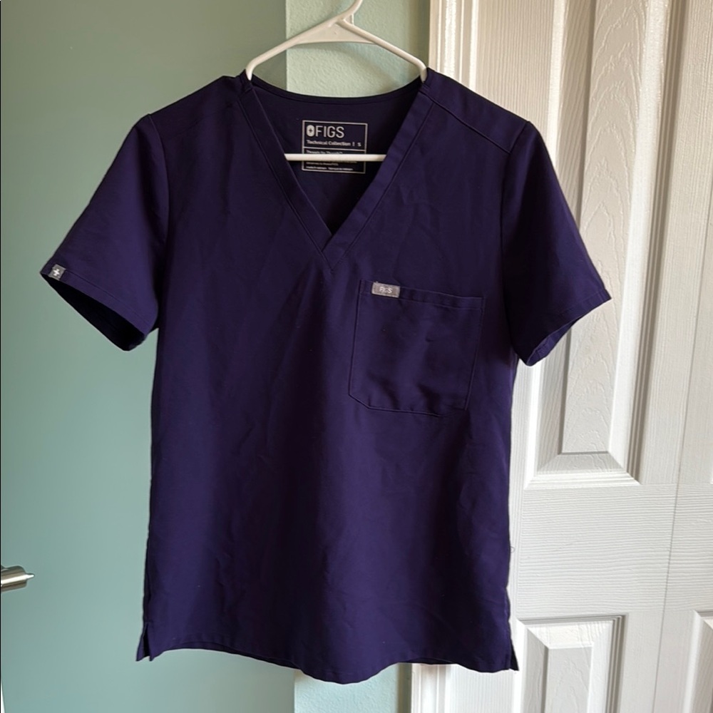 Figs purple scrubs set